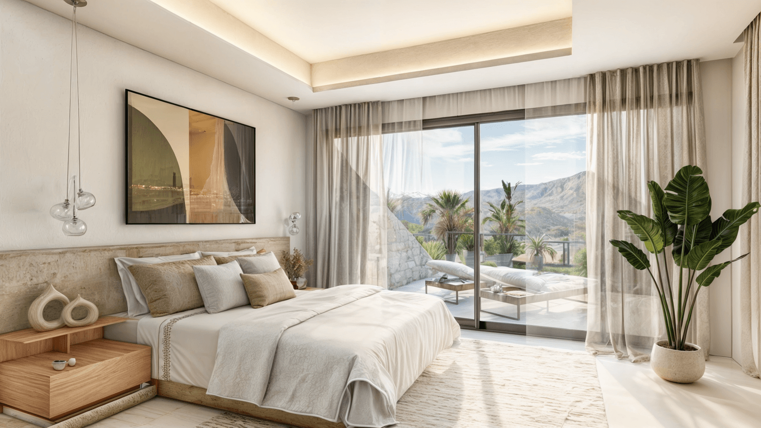 PANORAMA VIEWS VILA - Dormitorio