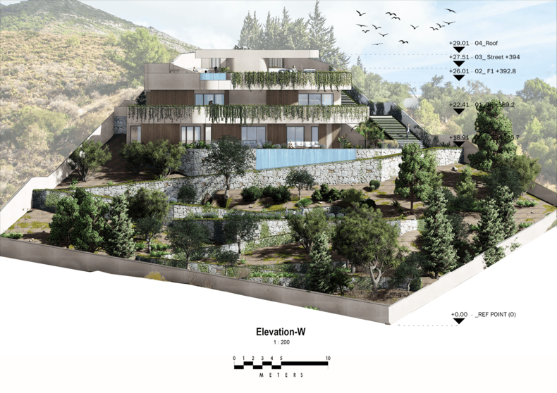 VALTOCADO - Alzado Oeste