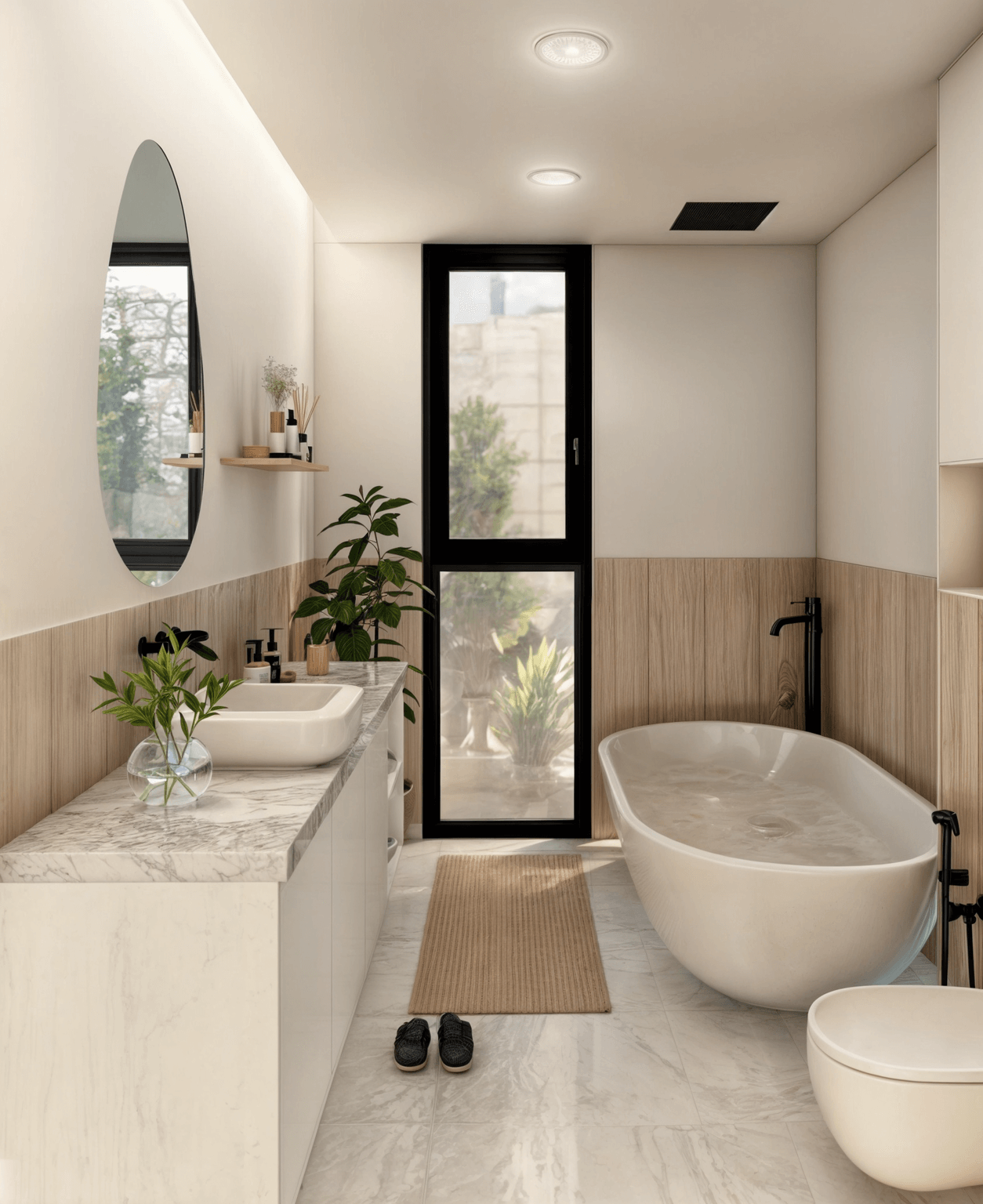 PANORAMA VIEWS VILA - Baño